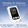 5 in 1 Air Quality Monitors Formaldehyde CO2 TVOC Temperature Moisture Detectors with Immediate Display for Household Use