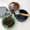 Non-Slip Knock Coffee Slag Box 1L Capacity Coffee Grounds Container Espresso Dump Bin  Espresso Bar