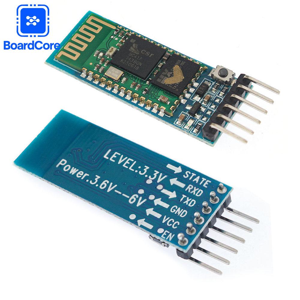 

HC-05 Bluetooth Module Master Slave Dual Mode Serial Wireless Transparent Transmission with Anti-Reverse Protection for Arduino HC-05