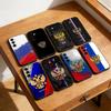 Russia Flag Phone Case For Samsung Galaxy A91,80,73,72 ,71,53,52,32 ,31,22,21s,20,Soft Black Case