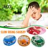 Palm-sized Stress Reliever Squeeze Toy Soft Durable TPR with Sequins Relief Portable Baozi Shape Party Game for Adult Management