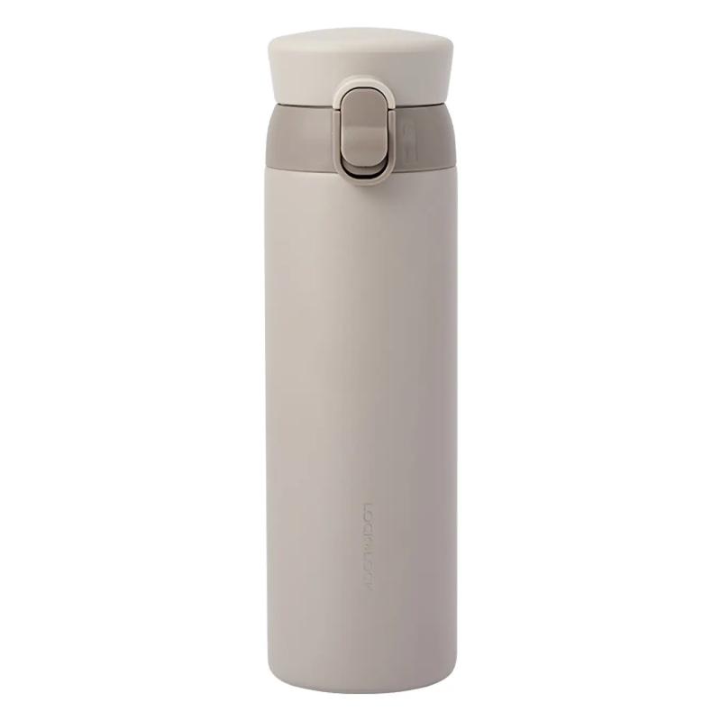 LOCK&LOCK 316 Stainless Steel Flip-Top Insulated Mug