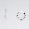 HR 15E_Curved Bold Ring Earring (Silver 925)