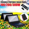5V 100W/200W/300W USB Katlanabilir Güneş Paneli Taşınabilir Esnek Küçük Su Geçirmez Katlanır Güneş Panelleri Hücreleri cep telefonu için Pil Şarj Cihazı Siyah