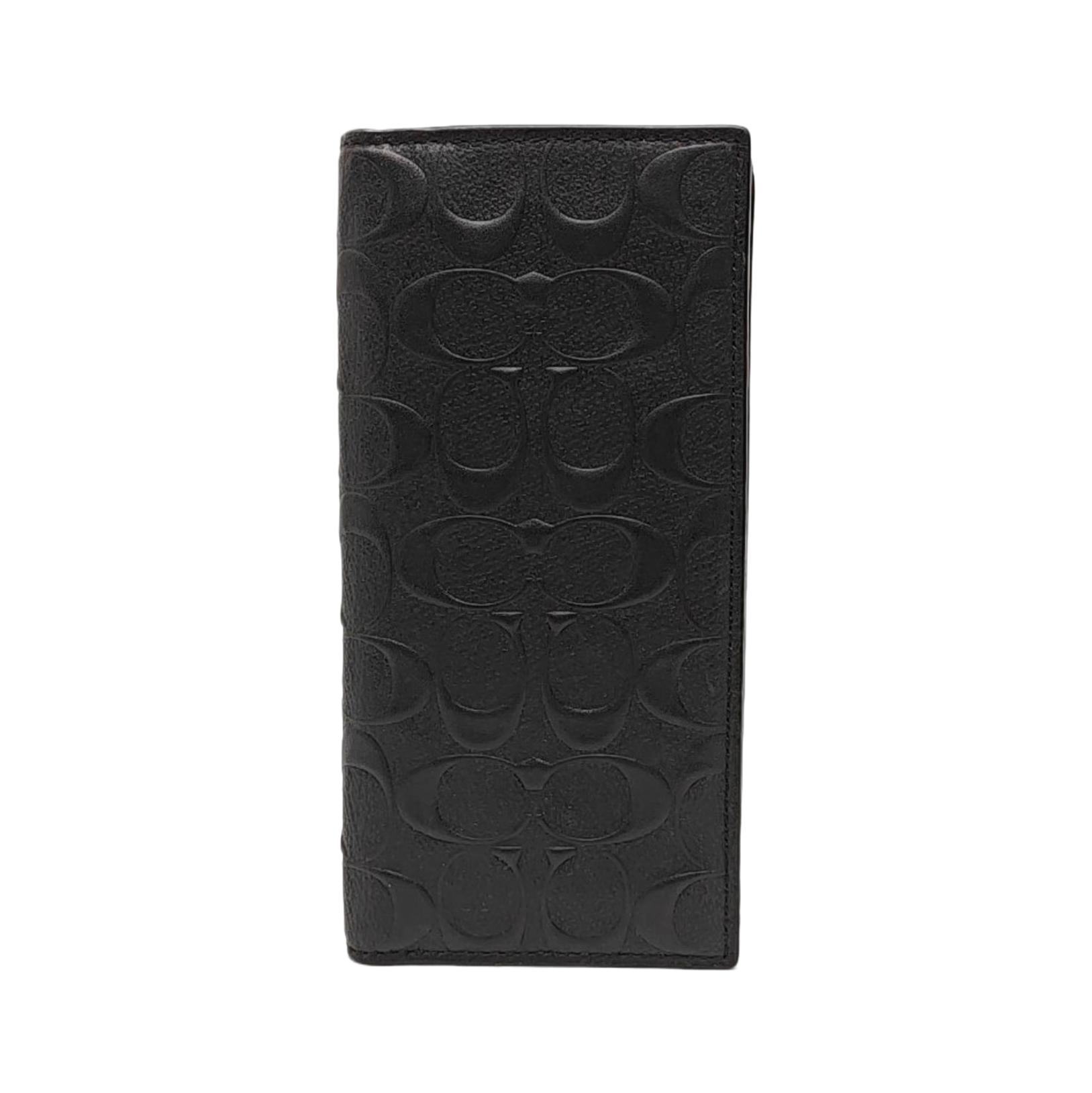 [Pre-Owned] Breast 19 Embossed Leather Clutch Wallet Long - Excellent #1AHQ5I7 ONE SIZE