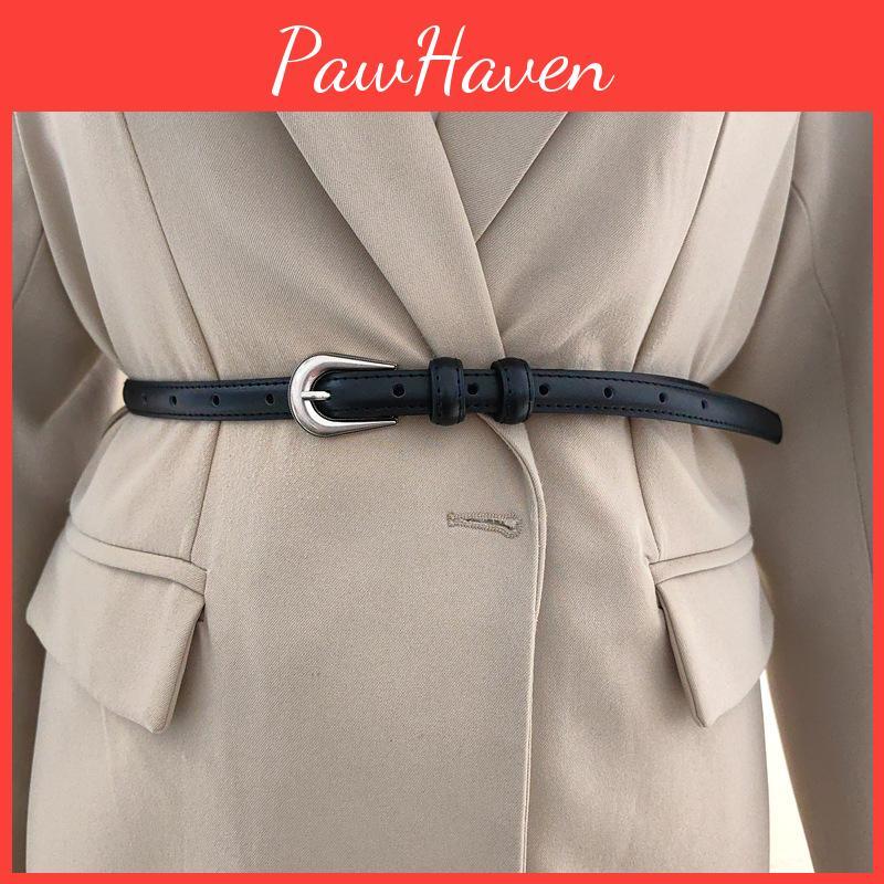 Style Minimalist Womens Waist Belt Metal Buckle Dress Suit Belt Shapewear