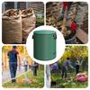 Garden Leaf Bag Garden Waste Bag With Lid Large Capacity Plant Clippings Pouch With Handle Trash Waste Leaf Collector Bag