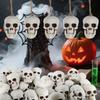 Dripping Skeleton Ornament With Halloween Ornament For Dining Room Porch Theme