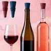 2Pcs Wine Cork Beverage Bottle Seal Soft Silicone Wine Cork with Grip Top