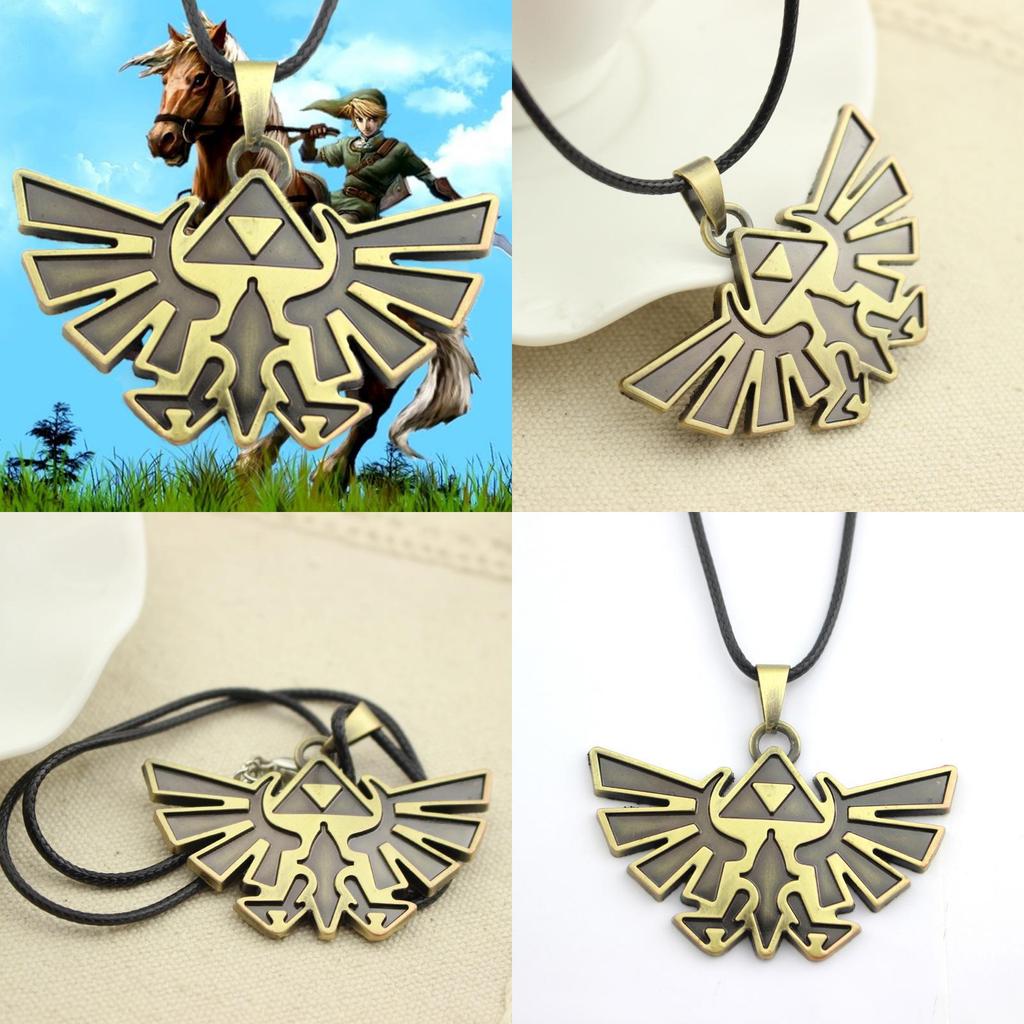 Legend The Of Zelda Game Themed Alloy Necklace Pendant For Accessory Unisex
