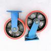 Heavy Duty Iron Core Polyurethane Swivel Caster with Thick Bracket