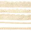 Coarse Cotton Thread Embroidery Hollow Lace Lace Apricot Embroidery Clothing Skirt Accessories Cotton Edge Diy Accessories