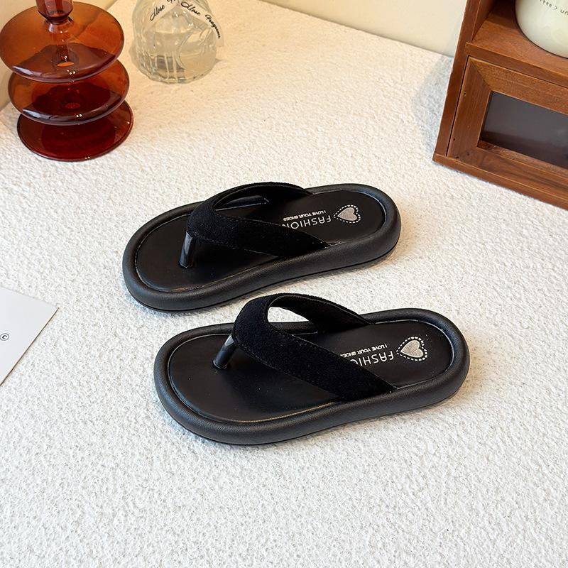 

Girls Fashionable Leopard Print Flip-Flops Summer New Soft Sole Outdoor Boys Non-Slip Beach Sandals 26 чёрный