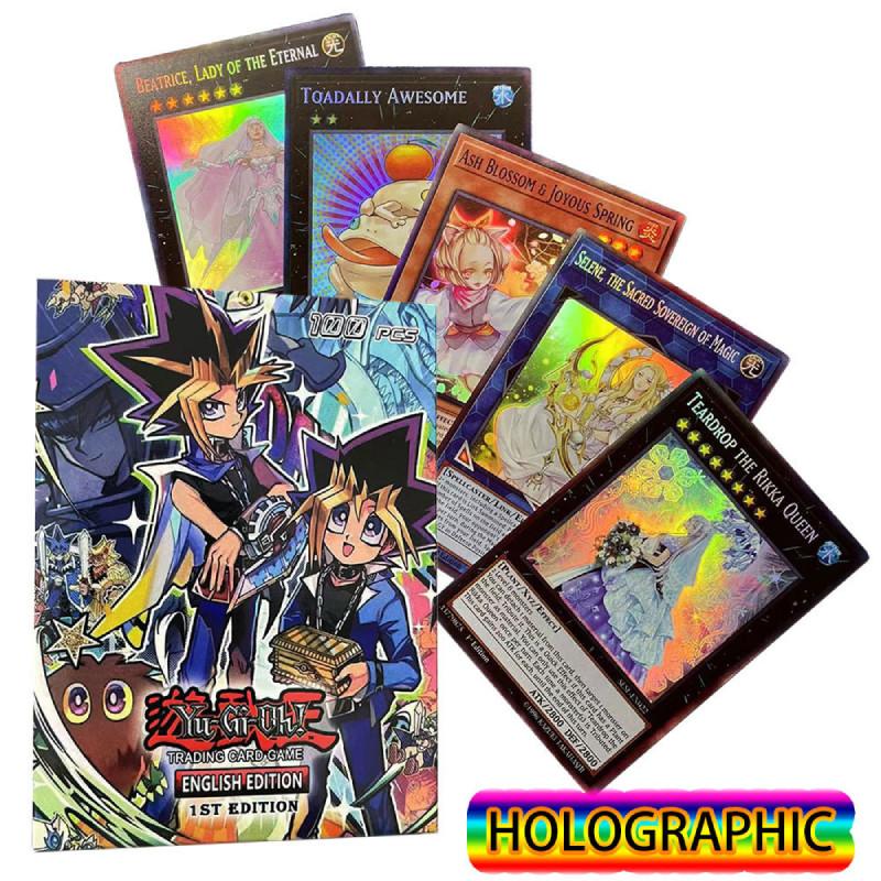 Sada karet Game Master Yugioh s klasickými a fóliovými sběratelskými kartami pro sběratele karet