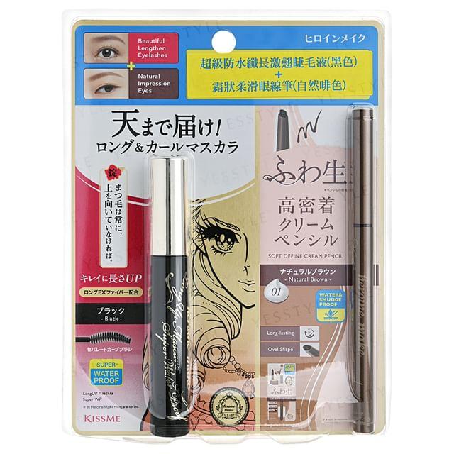 ISEHAN - Kiss Me Heroine Soft Define Cream Pencil + Long Up Mascara Set