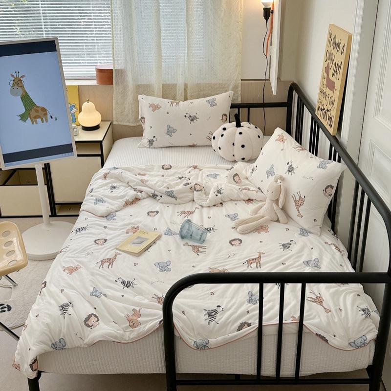 2025 Soft Milk Knit Cotton Soy Summer Cool Quilt