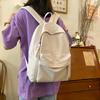 Waterproof Nylon Backpack For Women Simple Solid Color Bookbag Travel Backpack For Student Girls School Bag Female Shoulder Bags