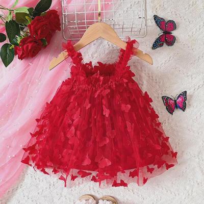 Vestido de princesa con tirantes de verano para niña: un conjunto elegante para niña pequeña