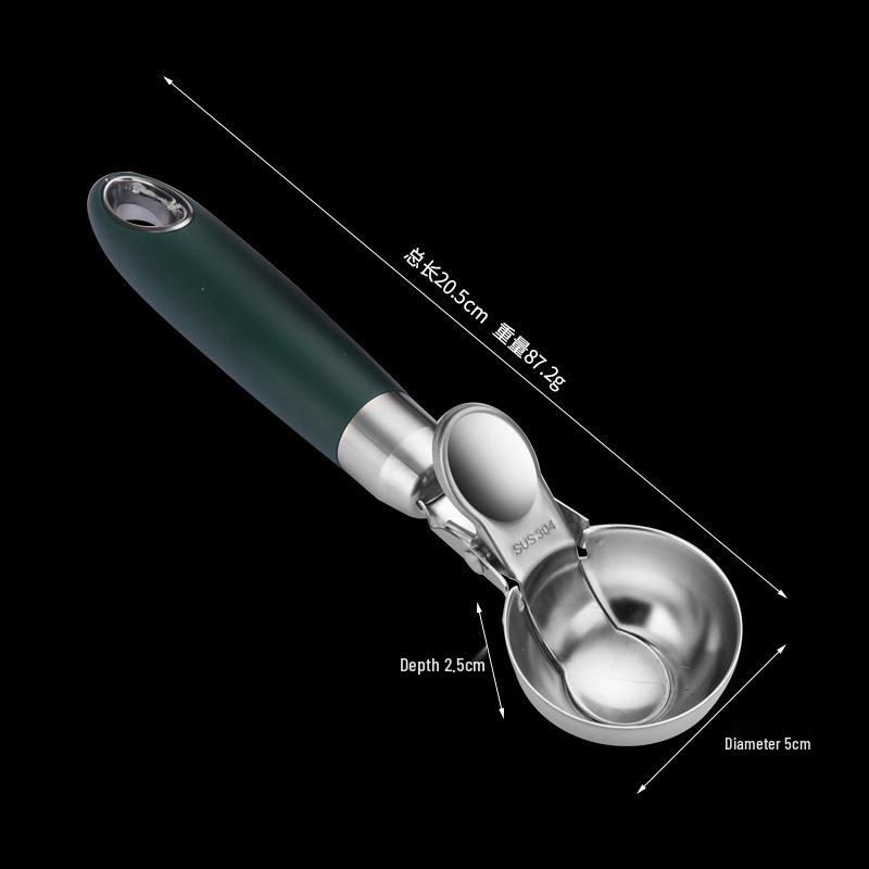 304 Stainless Steel Pressable Ice Cream and Fruit Baller