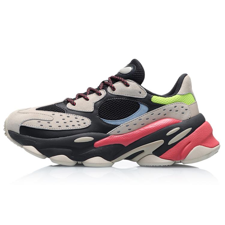 New Chenpeng NYC Fashion Week X LINING CounterFlow Alien Men's Retro Dad Shoes - White/Tan/Gray AGCP218-2
