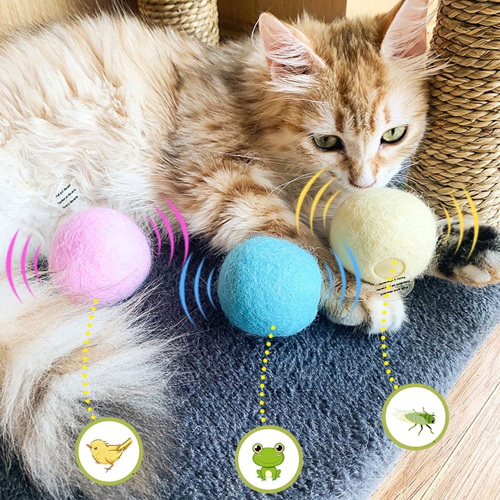 Satın alın Chirping Balls Toys With Sound Pet Interactive Ball For Cats