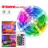 1M Led Lights 5050 for Room Music Sync Multicolor RGB 5V Led Strip Lights Flexible Ribbon for Party Bedroom Decor TV Backlights