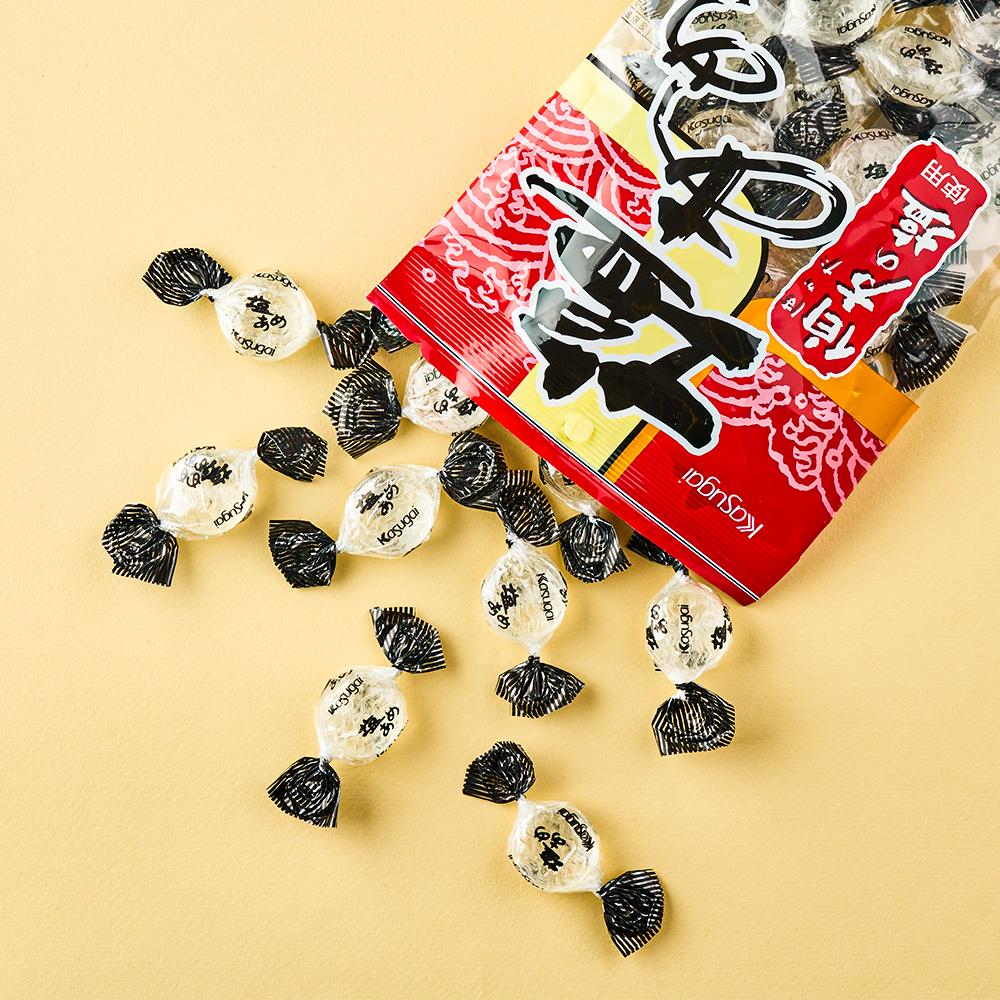 Choose 1 of 5 Japanese Salt Candy flavors (Shio Tomato, Shio Lemon, Shio Azuki, Milk Shio, Shio Ame)