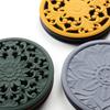 3pcs/Set Silicone Tableware Mat Vintage Hollow Carving Silicone Pad Heat-insulated Bowl Cup Pot Placemat Home Table Decor
