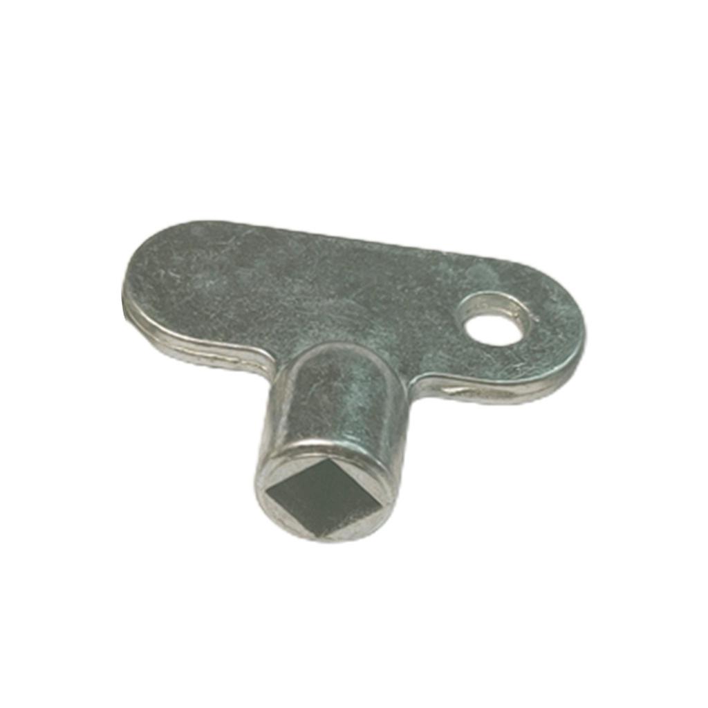 Exhaust Valve Key 5×5mm Shatterproof Material Silver Zinc Alloy