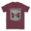 Paramore Band Cotton TShirt For Couple Summer  Street Style TShirts Crewneck Fashion Tees Oversized Print Tops