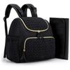 Mommy Bag Large Capacity Stroller Organizer with Insulated Pocket Outdoor Travel Baby Diaper Bag with Changing Pad Baby Item