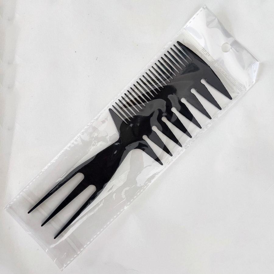 

Набор расчесок для укладки волос 3-в-1: Трехзубая, «рыбий хвост», помпадур, с широкими зубьями, текстурированная пластиковая для креативной парикмахерской работы.