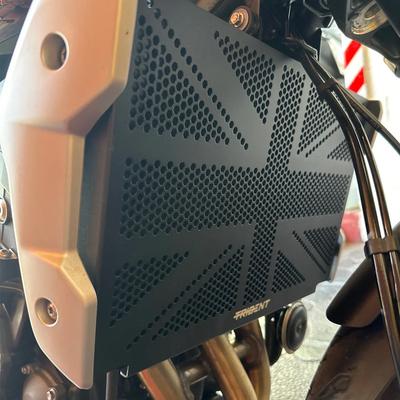 Trident660 Kühlerschutz für Triumph Trident 660 – Motorradzubehör, Kühlergrillabdeckung, Grillschutz