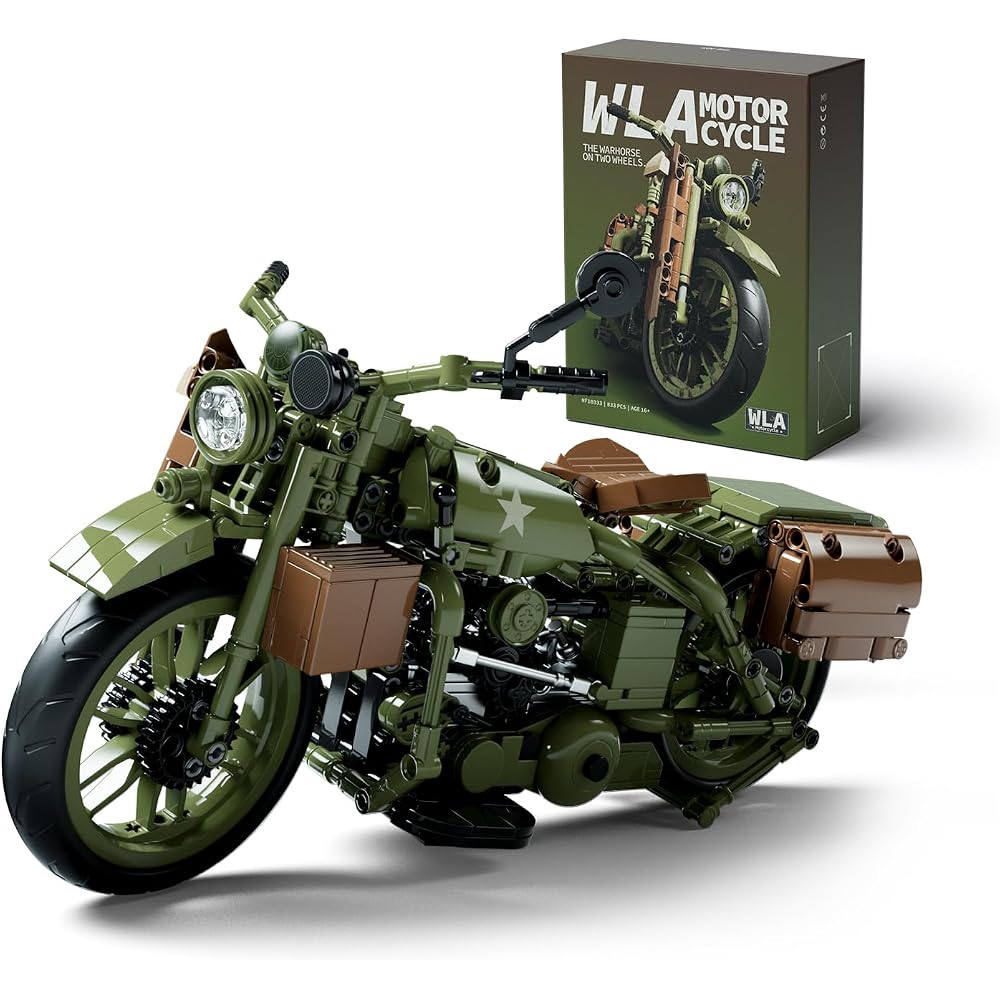 Nifeliz WLA Motorcycle Assembly Set NF10333 with Detailed Parts and Instructions, Educational Building Toy