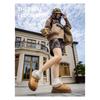 Bag Heel Slippers with Thick Sole and Plush Shoes for Women In Autumn and Winter, Indoor Warmth, Slippers for Outdoor Wear, Plush Snow Boots