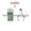Galvanized Metal Snap Fastener: V-Shaped and U-Shaped Steel and Stainless Steel Clips