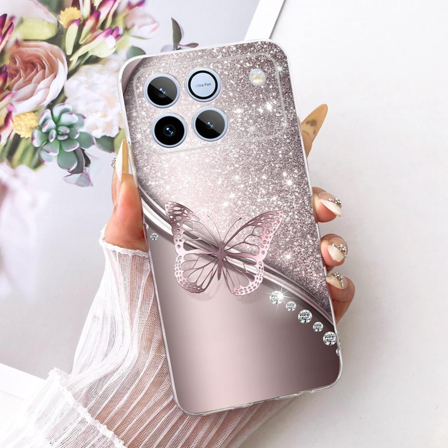 For Honor Win 5G Phone Case Soft Clear Silicone Back Cover Butterfly Dragon Cat Floral Cartoon Painting Bumper HonorWin Fundas