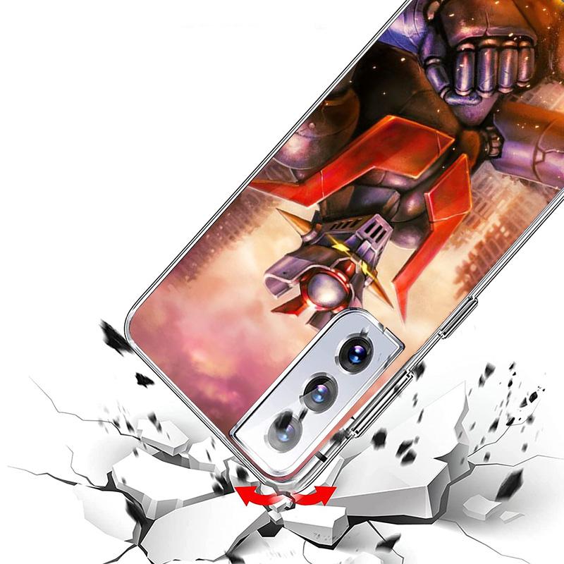 Manga Mazinger Z Anime Phone Case For Samsung Galaxy S24 S25 Edge S26 Ultra S23 S22 S21 Plus S20 FE + Personalized Print Cover G
