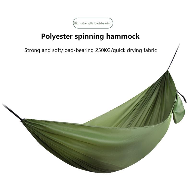 1Set Hammock With Straps And Storage Bag, Lightweight And Durable Textile Material Suitable For Beach Picnics And Hiking Trips