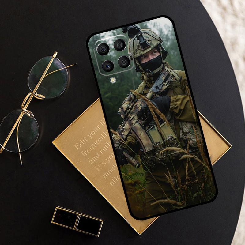 Hot Army soldier For Samsung Galaxy M06 M16 M12 M13 M14 M15 M35 M55 M34 M54 M33 M53 M21 M31 M11 M32 M52 Case