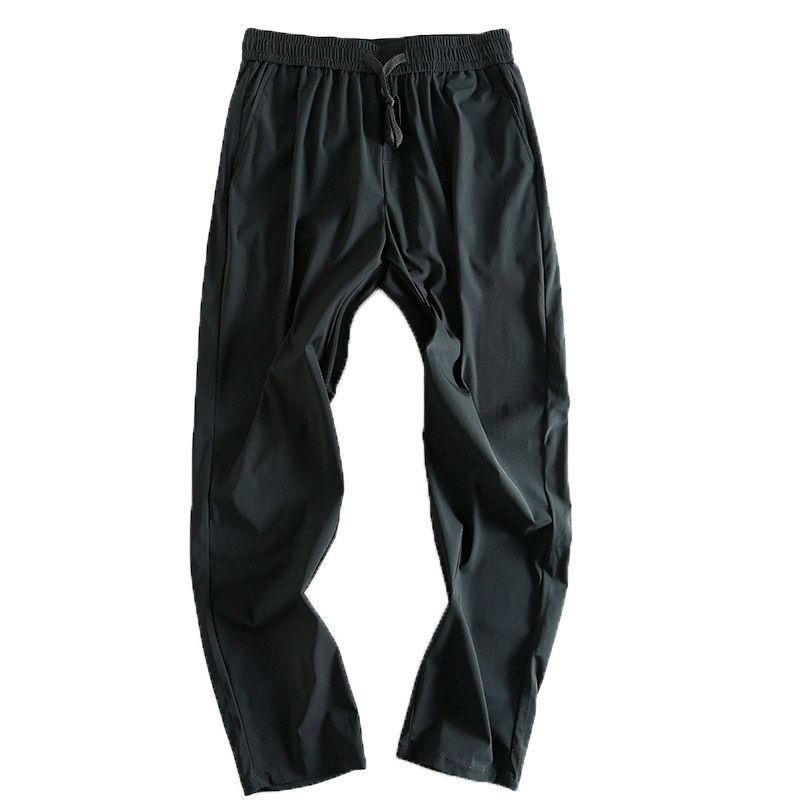Export Cool Breathable Tail Goods Cut Label Micro Elastic Casual Pants