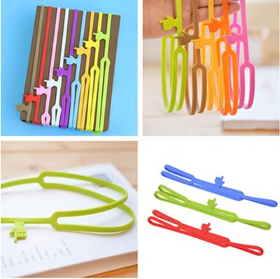 2 ks Nový roztomilý silikonový ukazovací prst Záložka Book Mark Office Supply Funny Gift