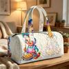 TEMU Quilted Travel Bag Fashion Print Womens Yoga Tote Gym