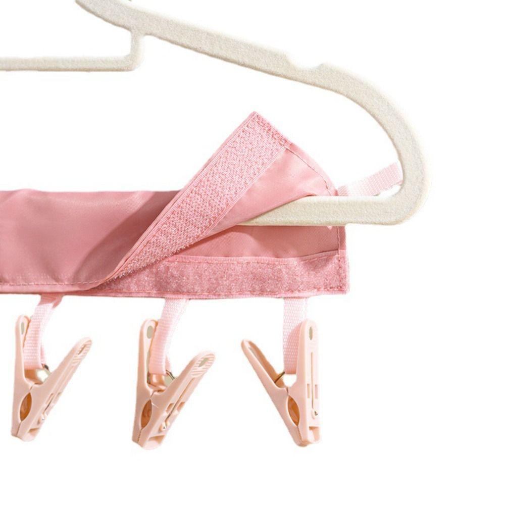Foldable Travel  Clothespins Travel Clothes Racks Drying Underwear Small Clips Bathroom Hanger