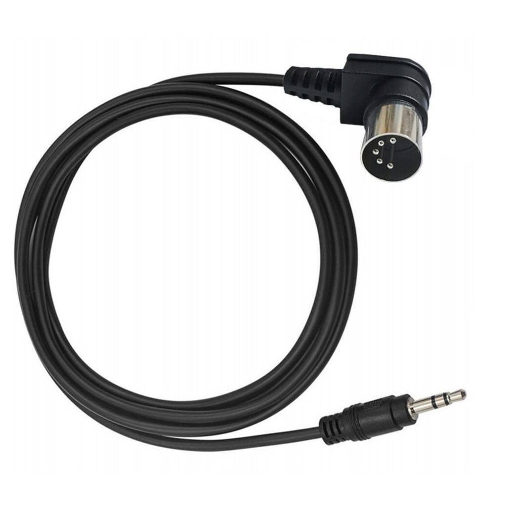Professional 3.5mm to Din 5 Pin Sound Cable Flexible Stereo Adapter Connection Cable for Sound Keyboard Accessories