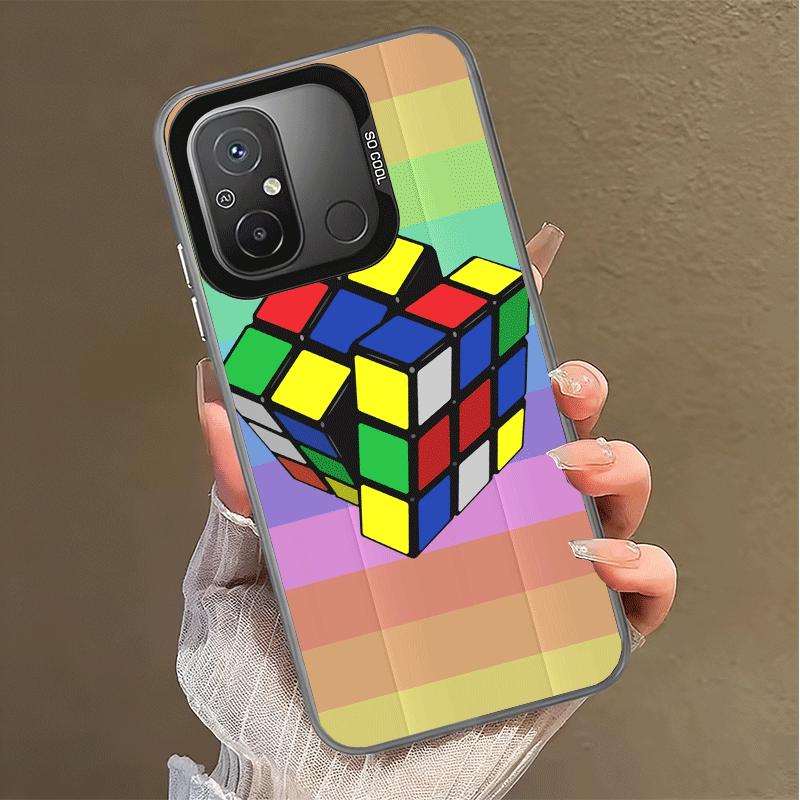 Rubik Cube Formula Spoofs Math Soft Phone Case for Xiaomi Redmi 15C 15 14C 13C 12C Poco X5 X6 X7 Pro X3 F8 F7 Ultra M8 13 12 Cov