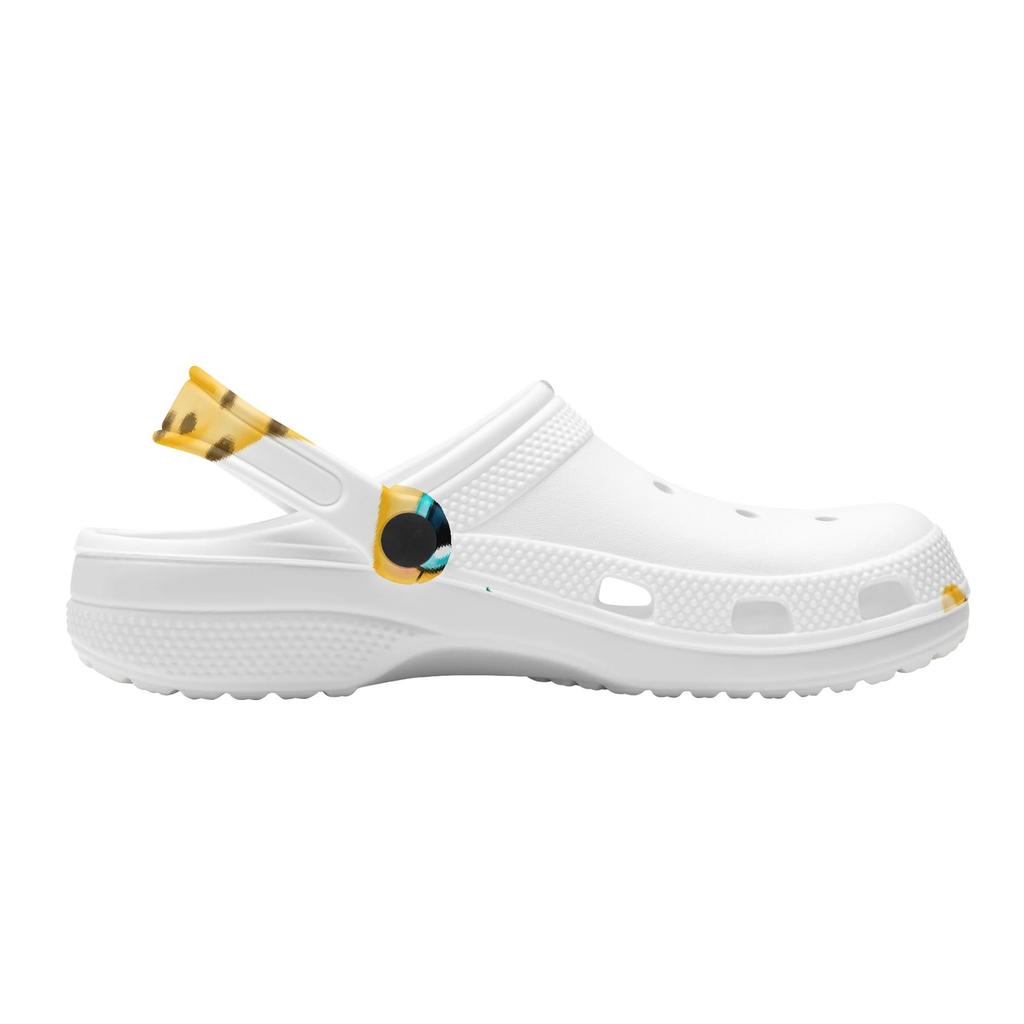 Adult Unisex Allover Printed EVA Clogs Breathable Lightweight Slip On Casual Shoes Soft Sole Summer Sandals Daily Walking