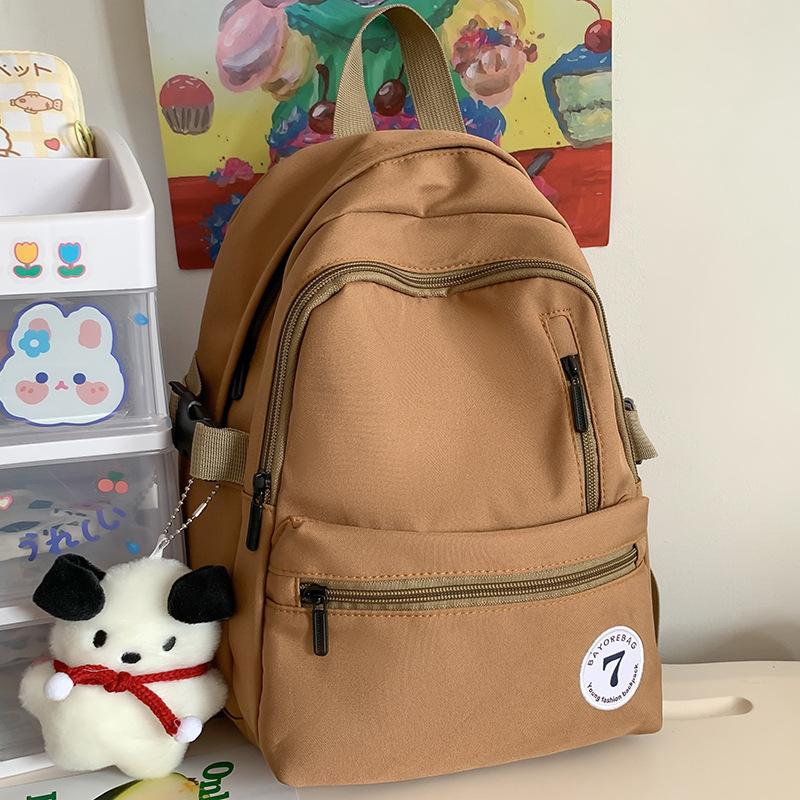 Small schoolbag children primary school students small backpack college students burgundy girls new cute backpack