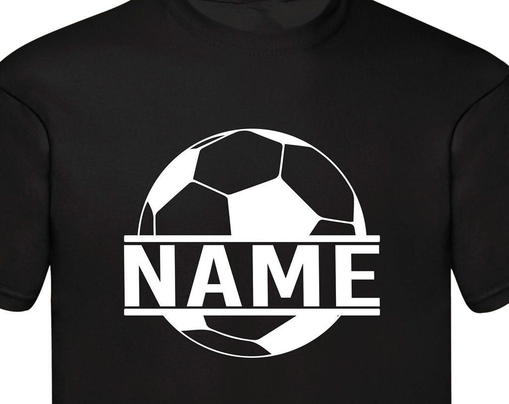 Personalised Football T-Shirt, Funny Sports T-Shirt, Soccer Games Sports Lover Football Basketball Team Family Presents Xmas Gift Tee Tops