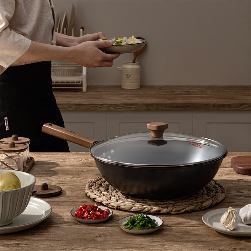 

Kambach 32cm Deep Nitrogen Anti-Rust Iron Wok